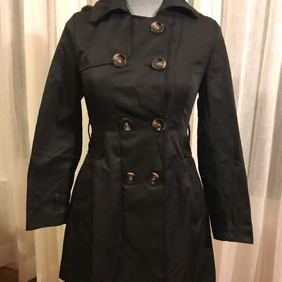 ladies short trench jacket